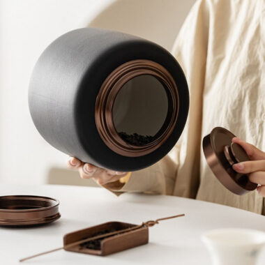 Ceramic Tea Jar | Tea Caddy | Tea Caddy [Fu Yun] 1850ml