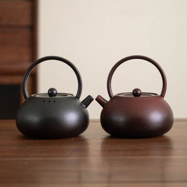 Retro Ceramic Direct Fire Teapot [Wang Yue Tiliang Pot] 800ml