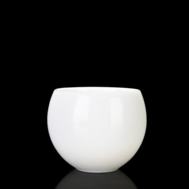 Ice Jade White Porcelain [Dragon Egg] Tea Cup 130ml