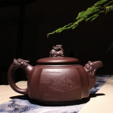 Yixing Zisha Teapot [The Dragon] (Zi Ni – 330ml)