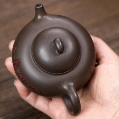 Yixing Zisha Teapot [Green Bamboo] (Qinghui Duan – 180ml)