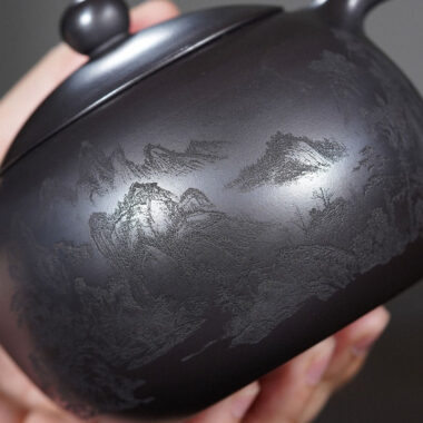 Yixing Zisha Teapot [Shanshui Xishi Pot] (Shi Huang – 400ml)