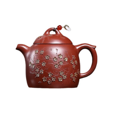 Yixing Zisha Teapot [Plum Blossom Qin Quan] (Dahongpao – 280ml)