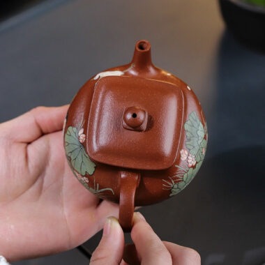 Full Handmade Yixing Zisha Teapot [Shui Meiren] (Hong Jiang Po Ni – 190ml)