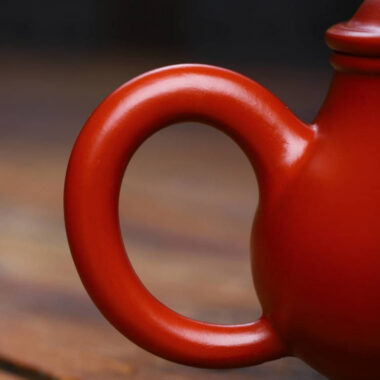 Full Handmade Yixing Zisha Teapot [Gao Pan Pot] (Dahongpao – 220ml)