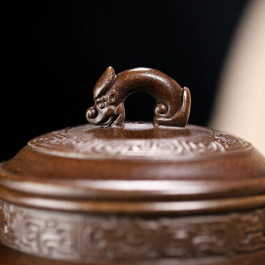 Yixing Zisha Teapot [Tanzi Pot] (Gu Tong Ni – 290ml)