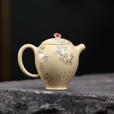 Full Handmade Yixing Zisha Teapot [Ta Xue Xun Mei] (Bensan Lu Ni – 150ml)