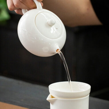 Mutton Fat Jade White Porcelain [Feng Ming Pot] 260ml