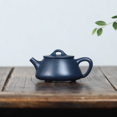 Full Handmade Yixing Zisha Teapot [Ziye Shi Piao Pot] (Tian Cui Sha – 170ml)