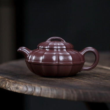 Full Handmade Yixing Zisha Teapot [Qing Yuan] (Zi Ni – 200ml)