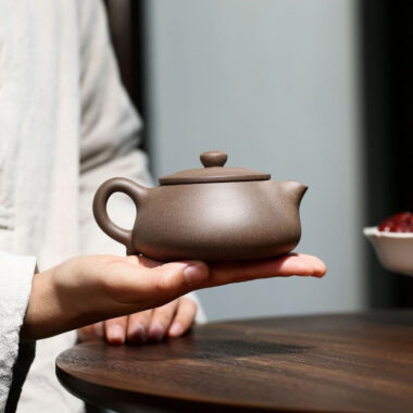Yixing Zisha Teapot [Bamboo Shi Piao] (Qinghui Duan Ni – 240ml)