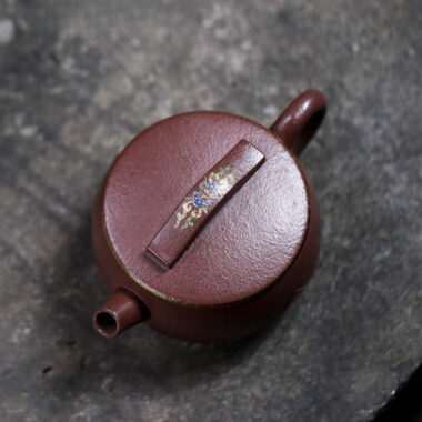 Full Handmade Yixing Zisha Teapot [Bamboo Lotus] (30 Mu Zi Ni – 170ml)