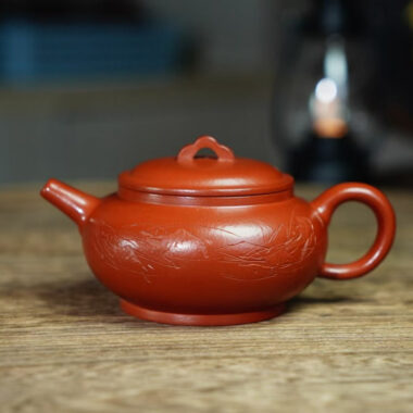 Full Handmade Yixing Zisha Teapot [Xiang Yun Pot] (Zhu Ni – 150ml)