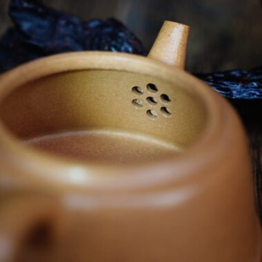 Full Handmade Yixing Zisha Teapot [Yu Zhao Pot] (Wucai Lao Duan Ni – 170ml)
