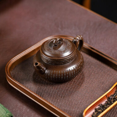 Yixing Zisha Teapot [Tanzi Pot] (Gu Tong Ni – 290ml)