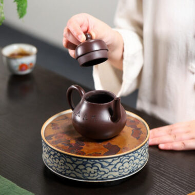 Yixing Zisha Teapot [Si Ting] (100 Mu Zi Ni – 220ml)
