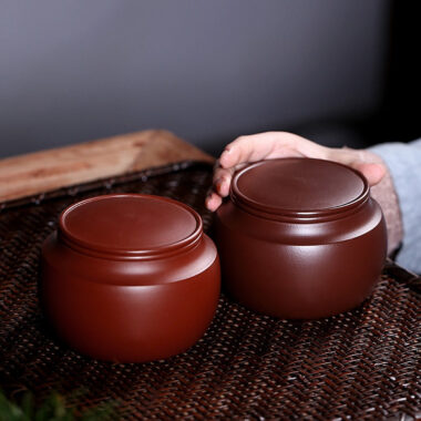 Yixing Zisha Tea Jar Tea Caddy [Sheng Xiang]
