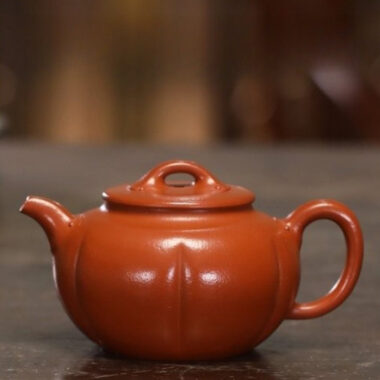 Full Handmade Yixing Zisha Teapot [Jin Nang Pot] (Zhao Zhuang Zhu Ni- 190ml)