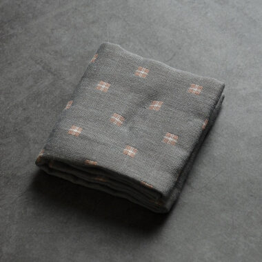 Linen Cotton Zen Tea Tower [Checkered]