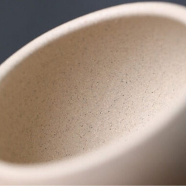 Handmade Yixing Zisha Master Tea Cup [Plum Blossom / Magnolia] 90ml