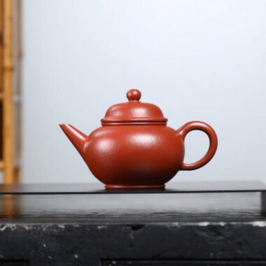 Full Handmade Yixing Zisha Teapot [Shui Ping Pot] (Xiao Meiyao Zhu Ni – 220ml)