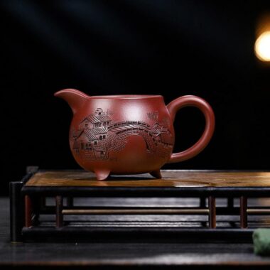 Handmade Yixing Zisha Fair Cup [Jiangnan] (Zi Ni – 280/380ml)