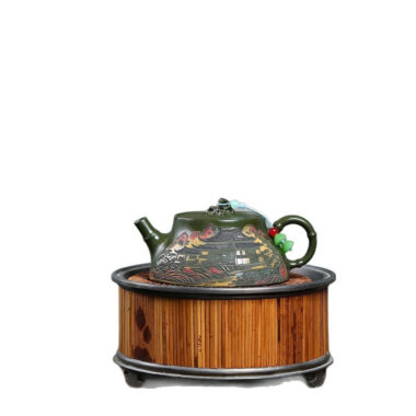 Yixing Zisha Teapot [Jiangnan Chun Yun] (Lu Ni – 170ml)