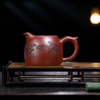 Handmade Yixing Zisha Fair Cup [Jiangnan] (Zi Ni – 280/380ml)