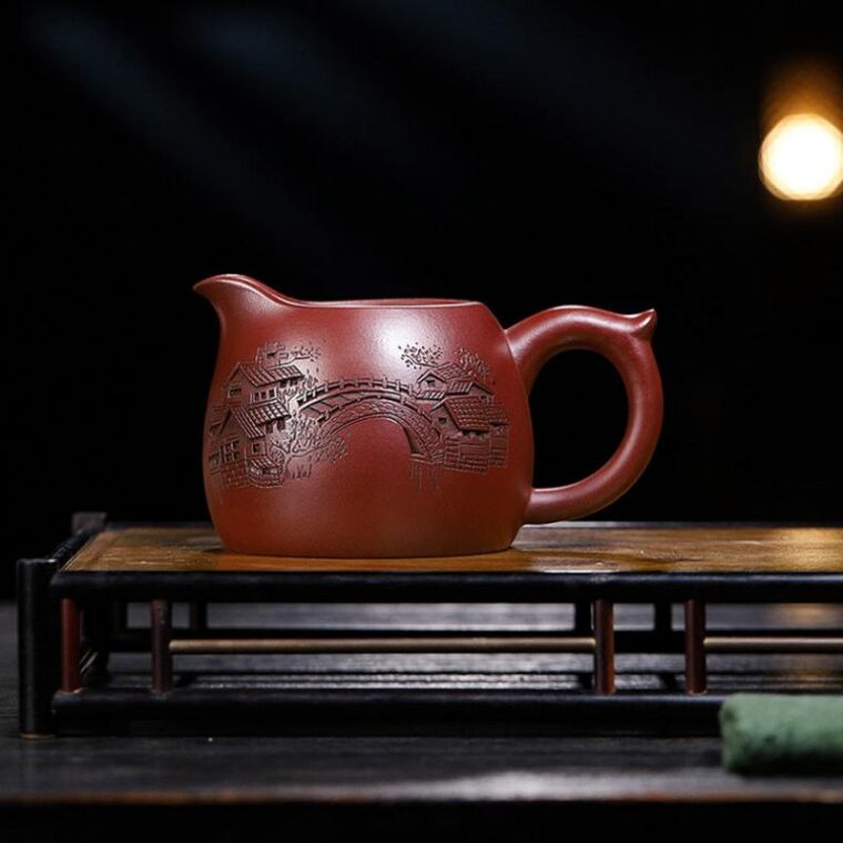 Handmade Yixing Zisha Fair Cup [Jiangnan] (Zi Ni – 280/380ml)