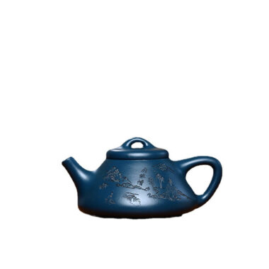 Yixing Zisha Teapot [Fengming Ziye Shi Piao] (Tian Qing Ni – 180ml)