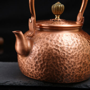Retro Copper [Hammer Pattern] Kettle 0.6L