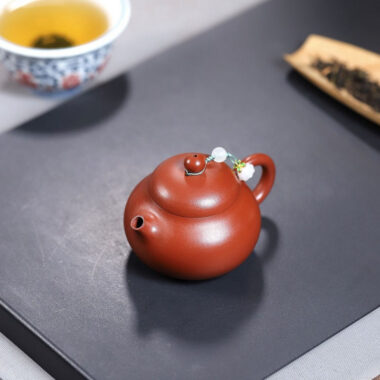 Yixing Zisha Teapot [Mini Wendan] (Dahongpao – 130ml)