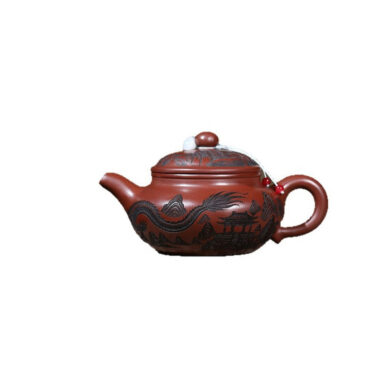 Yixing Zisha Teapot [Dragon Fanggu] (Long Xue Sha – 340ml)