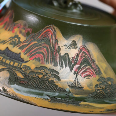 Yixing Zisha Teapot [Jiangnan Chun Yun] (Lu Ni – 170ml)