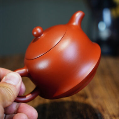 Full Handmade Yixing Zisha Teapot [Jin Zhong Pot] (Dahongpao – 200ml)