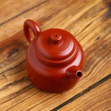 Full Handmade Yixing Zisha Small Teapot [De Zhong / Xishi / Dragon Egg] (Dahongpao – 100/140/140ml)