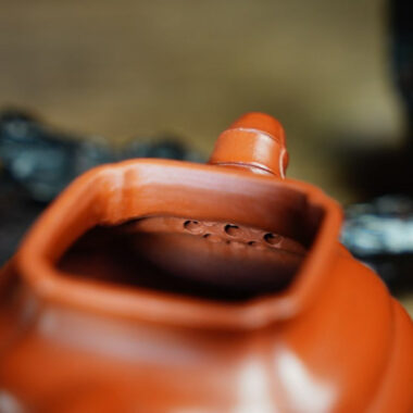 Full Handmade Yixing Zisha Teapot [Bamboo Pot] (Zhu Ni – 150ml)
