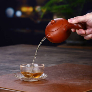 Full Handmade Yixing Zisha Teapot [Tang Yu Pot] (Zhu Ni – 200ml)