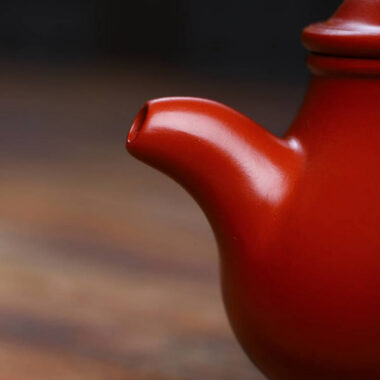 Full Handmade Yixing Zisha Teapot [Gao Pan Pot] (Dahongpao – 220ml)