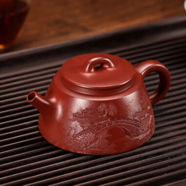 Full Handmade Yixing Zisha Teapot [Yu Zhao Pot] (Dahongpao- 220ml)