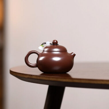 Yixing Zisha Teapot [Mini Wendan] (Zi Ni – 130ml)
