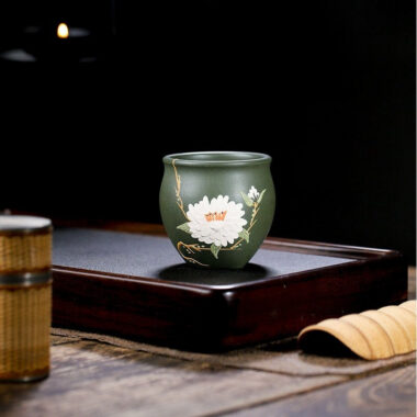 Full Handmade Yixing Zisha Master Tea Cup Gift Set [Wen Xiang]