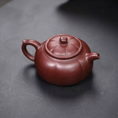 Yixing Zisha Teapot [Lotus Ban Piao] (Zi Ni – 170ml)