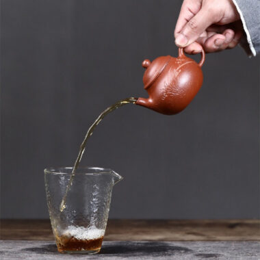 Yixing Zisha Teapot [Pear Pot] (Jiang Po Ni – 120ml)