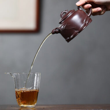 Yixing Zisha Teapot [Bamboo Section] (Zi Ni – 270ml)