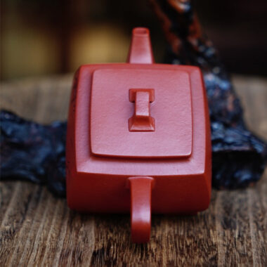 Full Handmade Yixing Zisha Teapot [Sifang Pot] (Zhu Ni – 130ml)