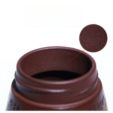 Master Handmade Yixing Zisha Travel Tea Cup [Golden Mountain Silver Mountain] (Zi Ni – 400ml)