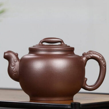 Full Handmade Yixing Zisha Teapot [Hong Fu Pot] (Zi Ni – 270ml)