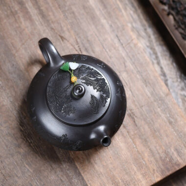 Yixing Zisha Teapot [Magnificent Landscapes] (Shi Huang – 250ml)