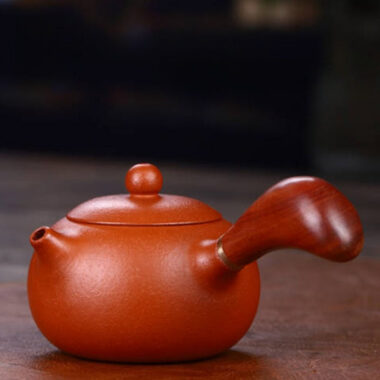 Full Handmade Yixing Zisha Teapot [Tang Yu Pot] (Zhu Ni – 200ml)